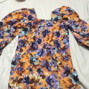 Large floral dress